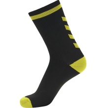 hummel Sportsocke Elite Indoor Low black/yellow - 1 Pair