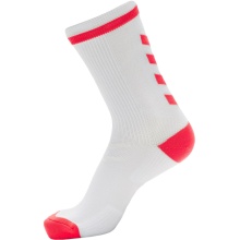 hummel Sportsocke Elite Indoor Low white/pink - 1 Pair