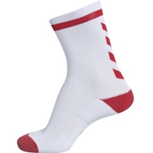 hummel Sportsocke Elite Indoor Low white/red - 1 Pair