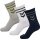 hummel Sports Socks Crew white/magnet grey/navy blue - 3 pairs