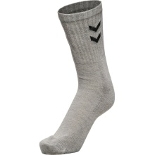 hummel Sport Socks Crew Basic grey - 3 pairs