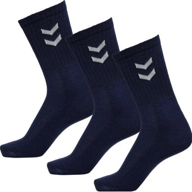 hummel Sport Socks Crew Basic navy blue - 3 pairs