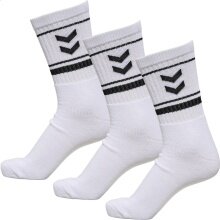 hummel Sport Socks hmlSTRIPE Crew white/black - 3 pairs