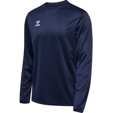 hummel Sport Long Sleeve Shirt hmlESSENTIAL Sweatshirt (Interlock Fabric) Navy Men