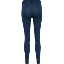 hummel Functional Underwear Sport Tight Seamless (breathable, close-fitting) long denim blue Women