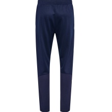 hummel Training Pants hmlQ4 Poly Pant (Interlock Fabric) long navy blue Men