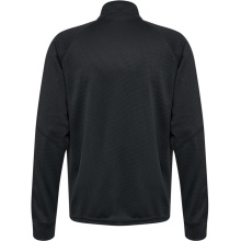 hummel Sport training jacket hmlAUTHENTIC Poly Zip (knitted polyester, with zip pockets) black/gray men