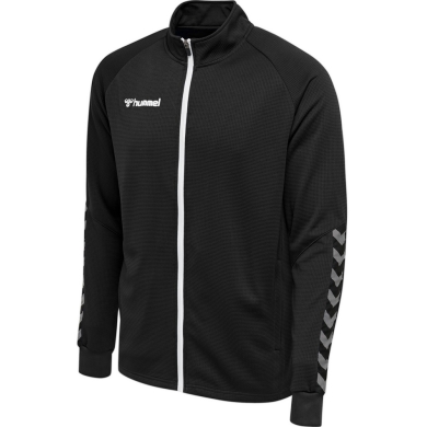 hummel Sport training jacket hmlAUTHENTIC Poly Zip (knitted polyester, with zip pockets) black Men