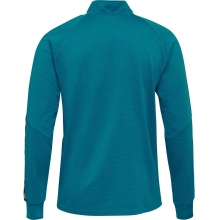 hummel Sport Training Jacket hmlAUTHENTIC Poly Zip (knitted polyester, with zip pockets) teal blue Men