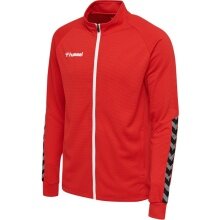 hummel Sport training jacket hmlAUTHENTIC Poly Zip (knitted polyester, with zipper pockets) red children