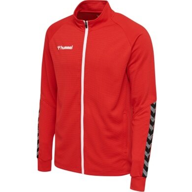 hummel Sport training jacket hmlAUTHENTIC Poly Zip (knitted polyester, with zipper pockets) red children