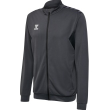 hummel Sport Training Jacket hmlAUTHENTIC PL Full-Zip (100% Polyester) asphalt grey Men