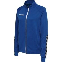 hummel Sport Training Jacket hmlAUTHENTIC Poly Zip (knitted polyester, with zip pockets) dark blue Women