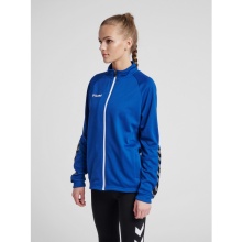 hummel Sport Training Jacket hmlAUTHENTIC Poly Zip (knitted polyester, with zip pockets) dark blue Women