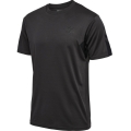 hummel Sport T-shirt hmlACTIVE PL Jersey (100% rec. Polyester) short sleeve black Men