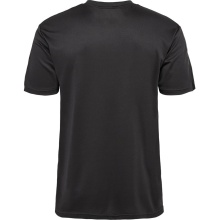 hummel Sport T-shirt hmlACTIVE PL Jersey (100% rec. Polyester) short sleeve black Men