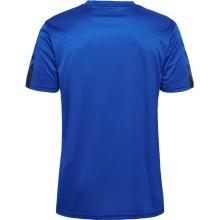 hummel Sport T-shirt hmlACTIVE PL Jersey (100% rec. Polyester) short sleeve blue Men