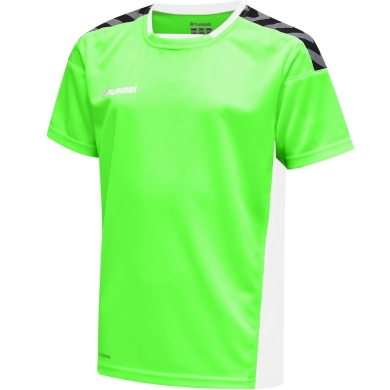 hummel Sport T-shirt hmlAUTHENTIC Poly Jersey (lightweight jersey fabric) Short Sleeve neon green Children