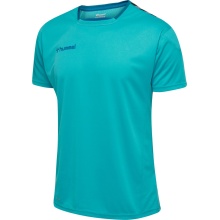 hummel Sport T-shirt hmlAUTHENTIC Poly Jersey (lightweight jersey fabric) Short sleeve blue Kids