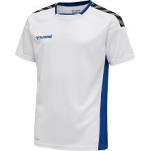 hummel Sport T-shirt hmlAUTHENTIC Poly Jersey (lightweight jersey fabric) Short sleeve white/blue Children