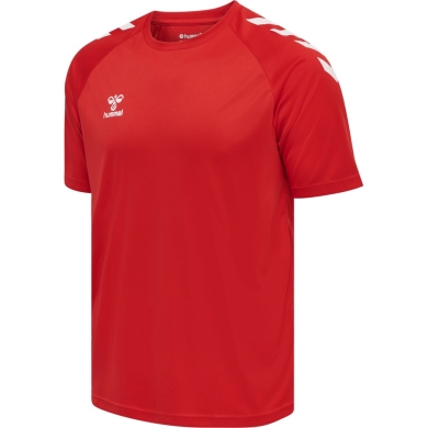 hummel Sport T-shirt hmlCORE XK Core Poly (Interlock Fabric) Short Sleeve Red Men