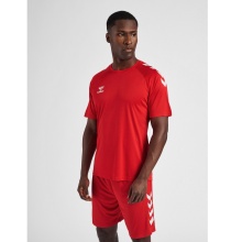 hummel Sport T-shirt hmlCORE XK Core Poly (Interlock Fabric) Short Sleeve Red Men