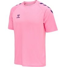 hummel Sport T-shirt hmlCORE XK Core Poly (Interlock fabric) short sleeve pink Men