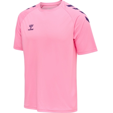 hummel Sport T-shirt hmlCORE XK Core Poly (Interlock fabric) short sleeve pink Men