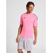 hummel Sport T-shirt hmlCORE XK Core Poly (Interlock fabric) short sleeve pink Men