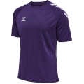 hummel Sport T-shirt hmlCORE XK Core Poly (Interlock fabric) Short sleeve purple/white Men