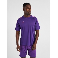 hummel Sport T-shirt hmlCORE XK Core Poly (Interlock fabric) Short sleeve purple Men