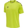 hummel Sport T-shirt hmlCORE XK Core Poly (Interlock fabric) Short sleeve lime green Men