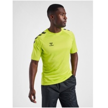 hummel Sport T-shirt hmlCORE XK Core Poly (Interlock fabric) Short sleeve lime green Men