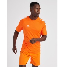 hummel Sport T-shirt hmlCORE XK Core Poly (Interlock fabric) short sleeve orange Men