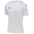 hummel Sport T-shirt hmlCORE XK Core Poly (Interlock fabric) Short sleeve white/blue Men