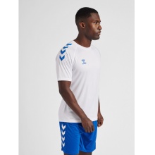 hummel Sport T-shirt hmlCORE XK Core Poly (Interlock fabric) Short sleeve white/blue Men