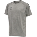 hummel Sport T-shirt hmlCORE XK Core Poly (Interlock fabric) Short sleeve grey Kids