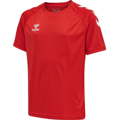 hummel Sport T-shirt hmlCORE XK Core Poly (Interlock fabric) Short sleeve red Children