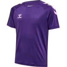 hummel Sport T-shirt hmlCORE XK Core Poly (Interlock fabric) Short Sleeve Purple Kids