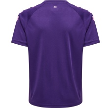 hummel Sport T-shirt hmlCORE XK Core Poly (Interlock fabric) Short Sleeve Purple Kids