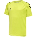 hummel Sport T-shirt hmlCORE XK Core Poly (Interlock fabric) Short sleeve lime green Kids