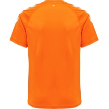 hummel Sport T-shirt hmlCORE XK Core Poly (Interlock fabric) Short sleeve orange Kids