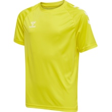 hummel Sport T-shirt hmlCORE XK Core Poly (Interlock fabric) Short sleeve yellow Kids