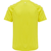 hummel Sport T-shirt hmlCORE XK Core Poly (Interlock fabric) Short sleeve yellow Kids