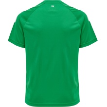 hummel Sport T-shirt hmlCORE XK Core Poly (Interlock fabric) Short sleeve green Kids