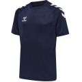 hummel Sport T-shirt hmlCORE XK Core Poly (Interlock fabric) Short Sleeve Navy Blue Kids