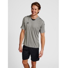 hummel Sport T-shirt hmlCORE XK Poly Jersey (robust double knit) short sleeve grey men