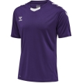 hummel Sport T-shirt hmlCORE XK Poly Jersey (robust double knit) Short sleeve purple/white Men