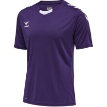 hummel Sport T-shirt hmlCORE XK Poly Jersey (robust double knit) Short sleeve purple/white Men