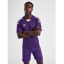 hummel Sport T-shirt hmlCORE XK Poly Jersey (robust double knit) Short sleeve purple/white Men